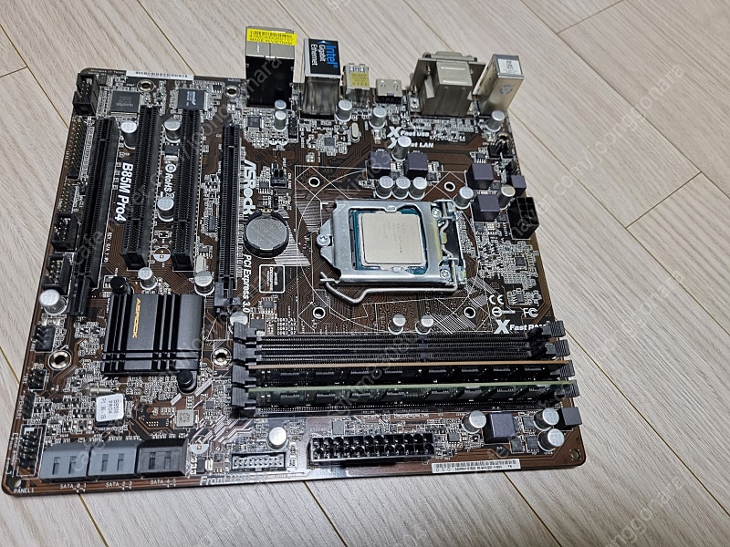 I5 4670k, asrock b85m, 램 8gb 팝니다