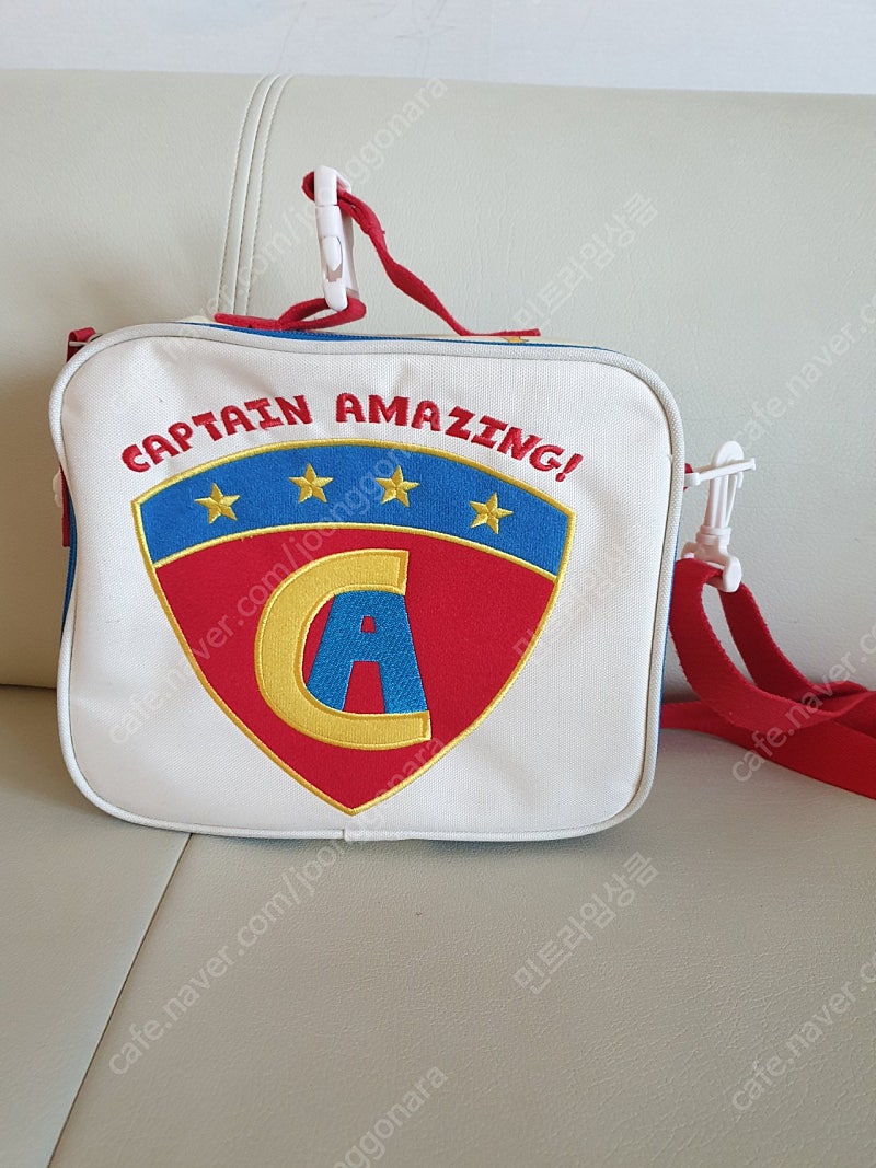 캡틴어메이징가방 크로스백 유아가방 어린이가방 도시락가방