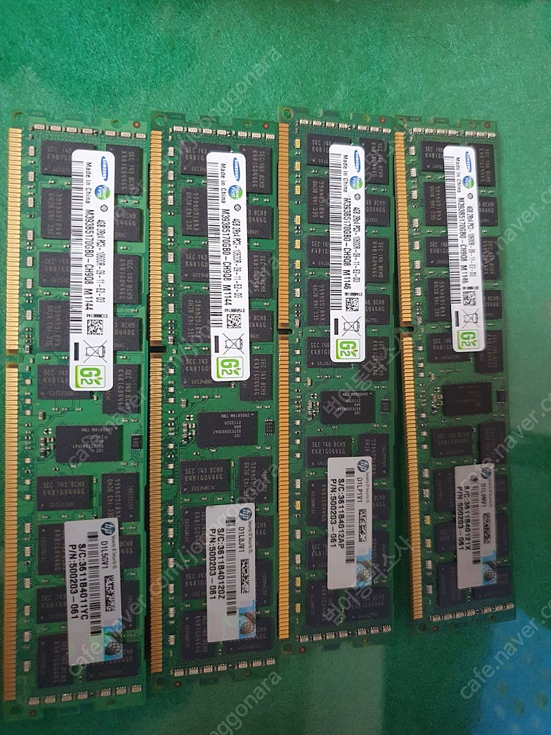 ddr3 삼성 램 4기가 개당1만원팝니다