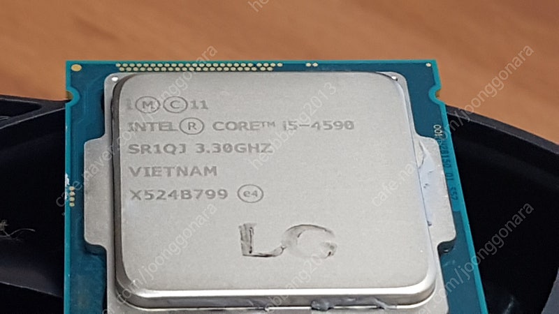 인텔 CPU i5 4590 중고, 냉각팬(택배비 별도)