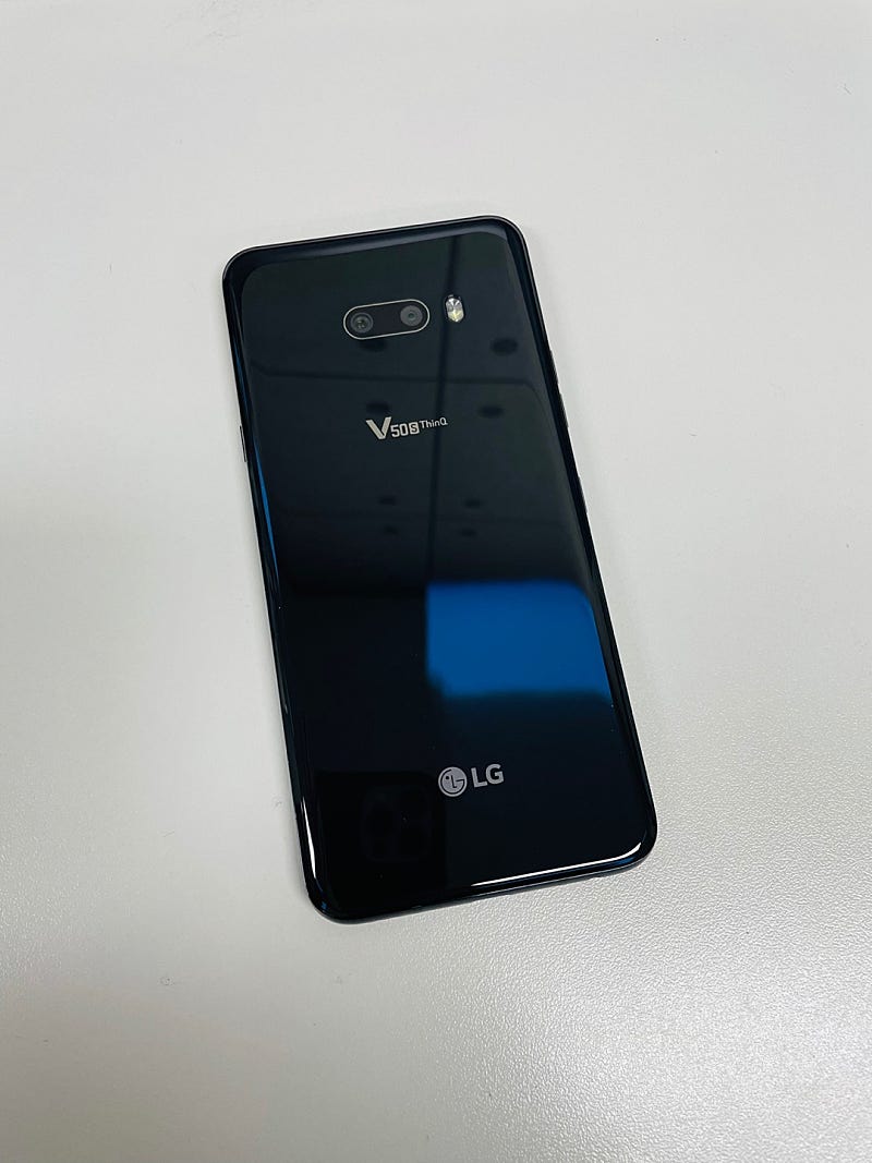 (S등급)LG V50S 256G 블랙 20년 12월개통 20만원 판매합니다