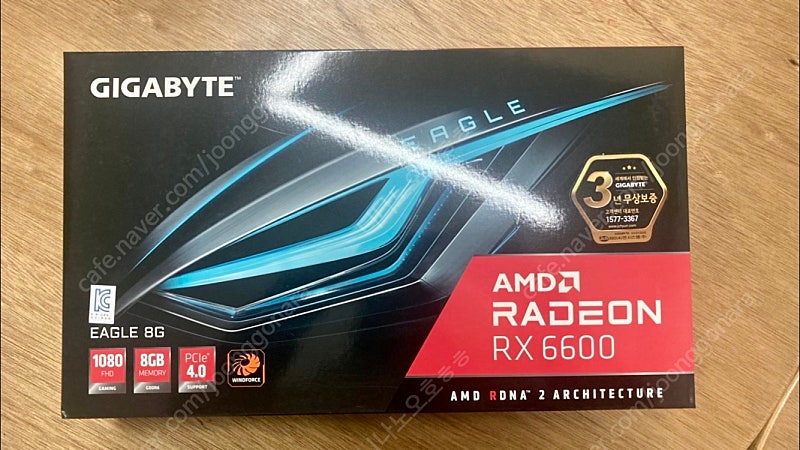 급처 gigabyte 라데온 RX6600 8GB 그래픽... | CPU/메인보드 | 중고나라