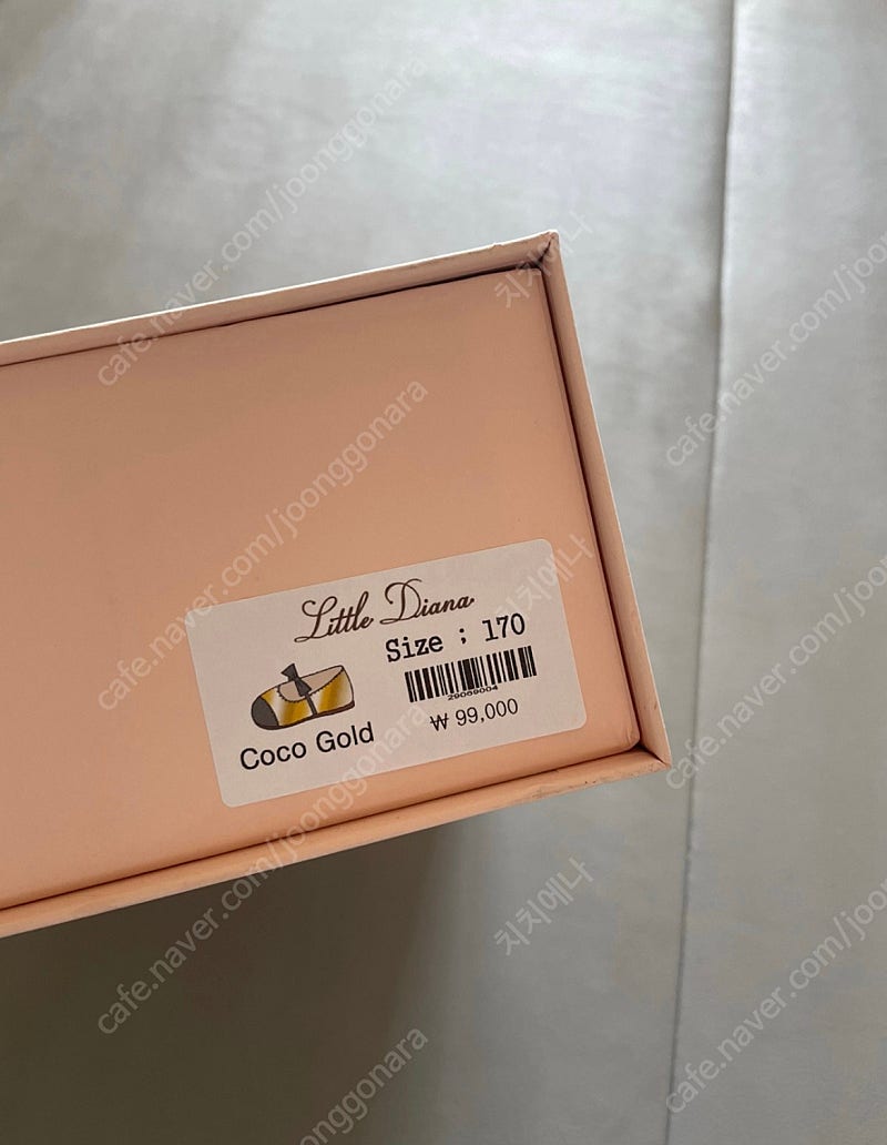 리틀다이애나 구두 코코골드 새상품(170)--7