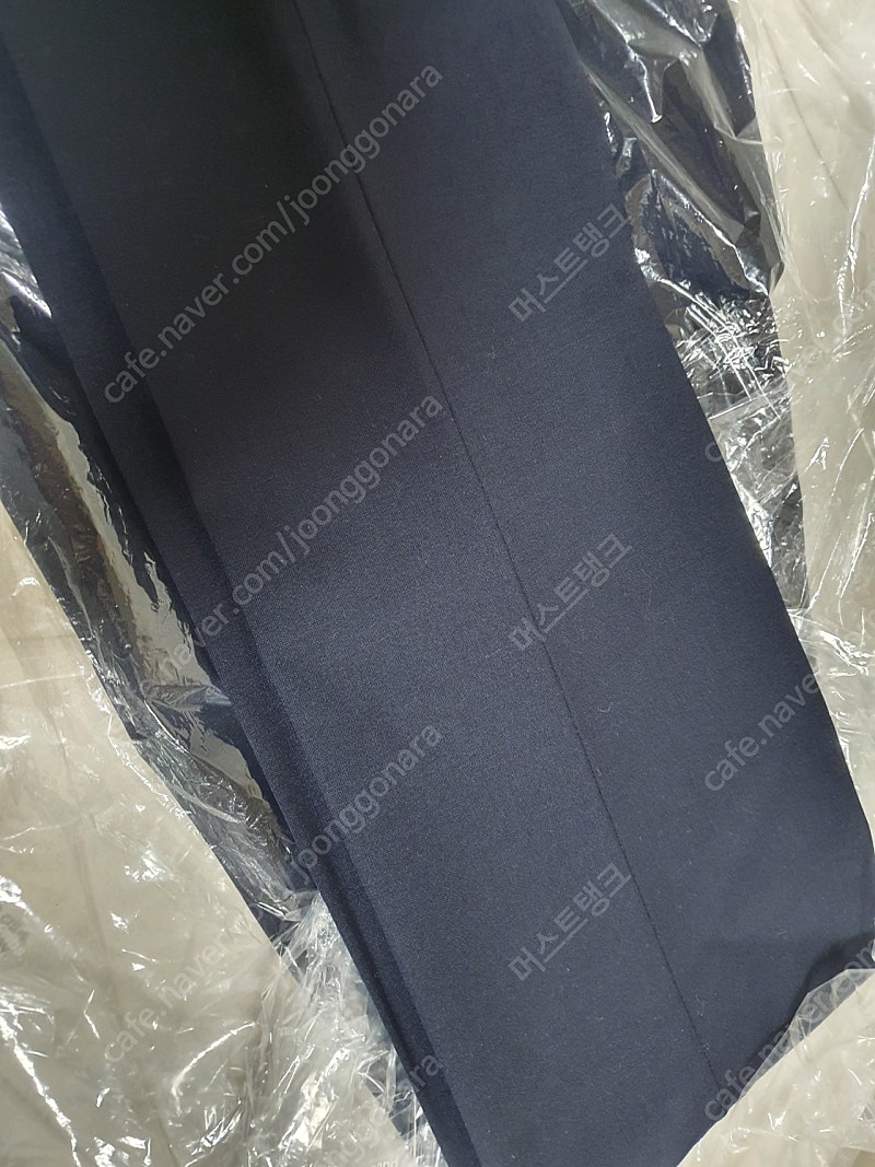 띠어리 굿 울 팬츠/네이비/00사이즈--4