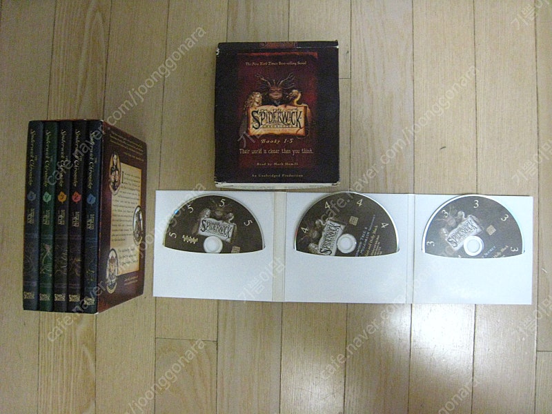 The Spiderwick Chronicles 하드커버 5권+cd5장-택포 19000원( 가격내림)