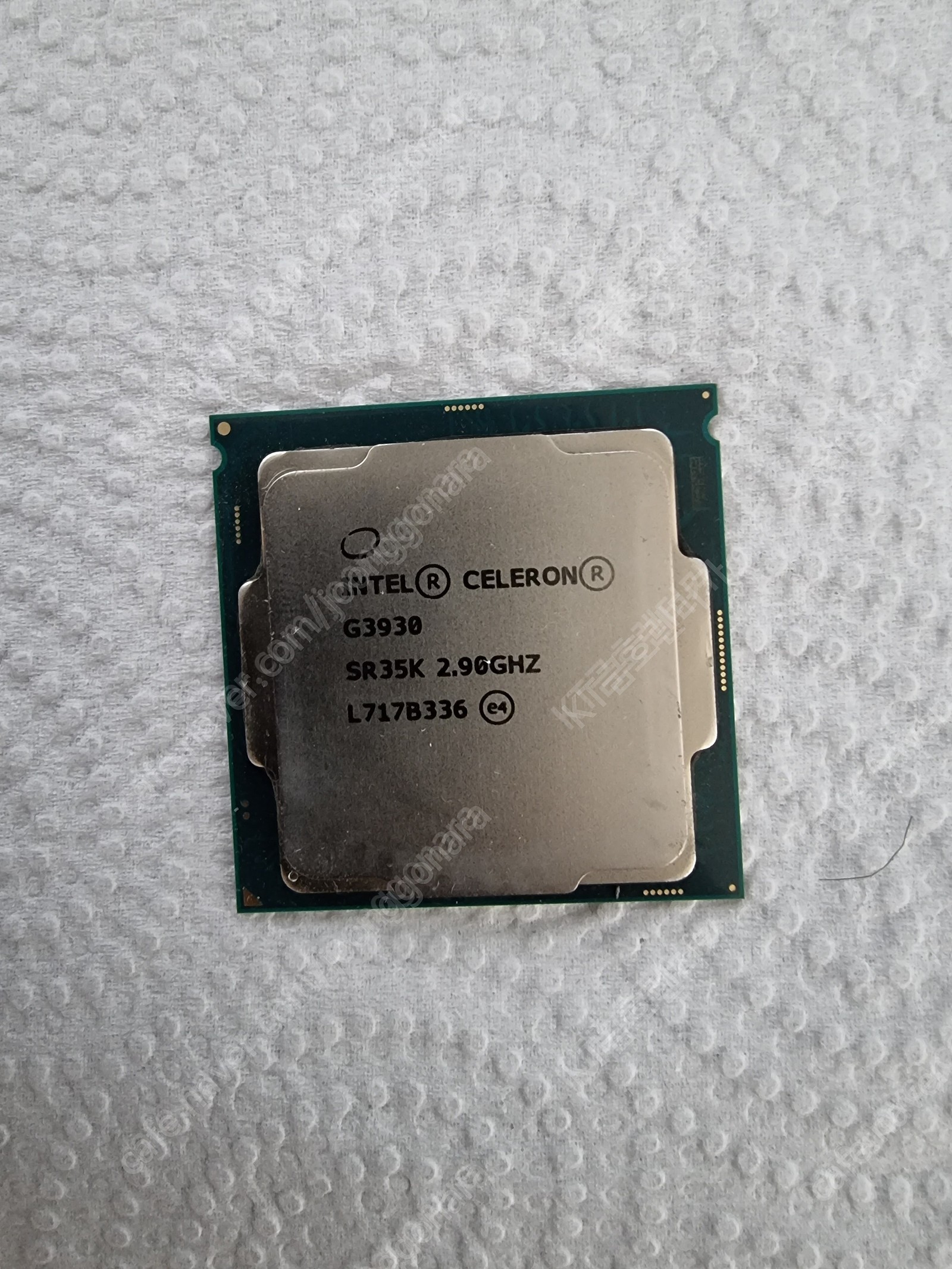 인텔 G3930 CPU팝니다. 보드포함가격입니다. 택배... | 중고나라 카페에서 운영하는 공식 사이트