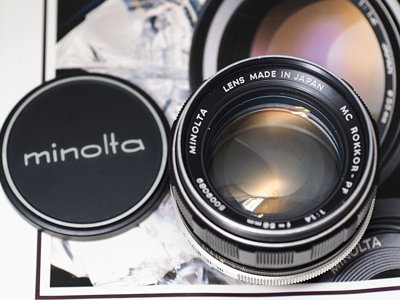 MINOLTA MC ROKKOR-PF 58mm 1.4 - 미놀타 MC 로커-PF 58mm 1.4 이종교배 수동렌즈 보케 렌즈 mc로커 58.4