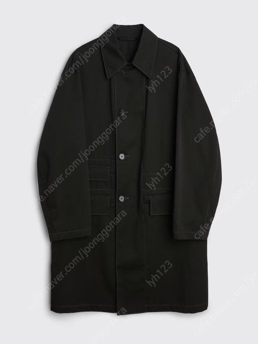 [새상품]Lemaire 르메르 Car Coat Black 21fw 50사이즈