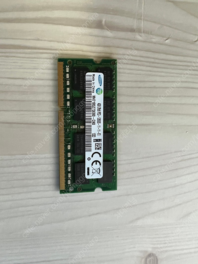 노트북용 DDR3-12800 4g 메모리 판매합니다.