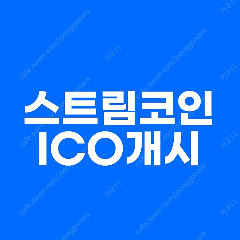 스트림코인 퍼블릭 ICO