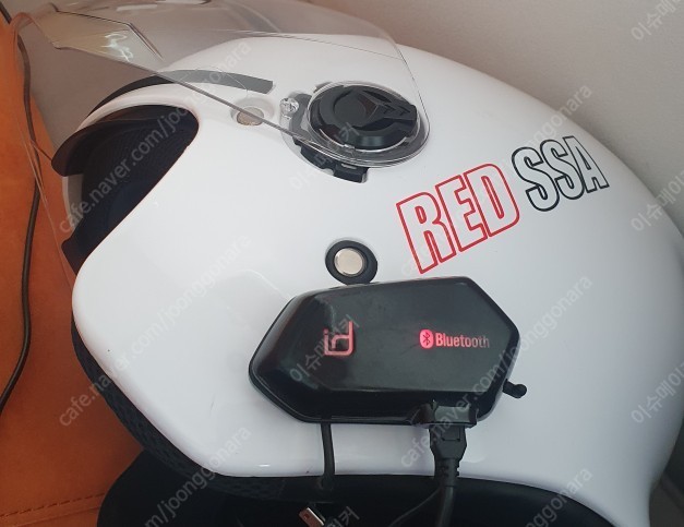 Redssa 헬멧 xl moto a1 오토바이용 블루투스+충전기 팝니다