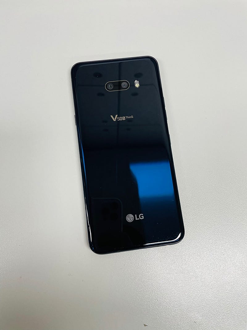 (S급)LG V50S 256G 블랙 20년 7월개통 19만원 판매합니다