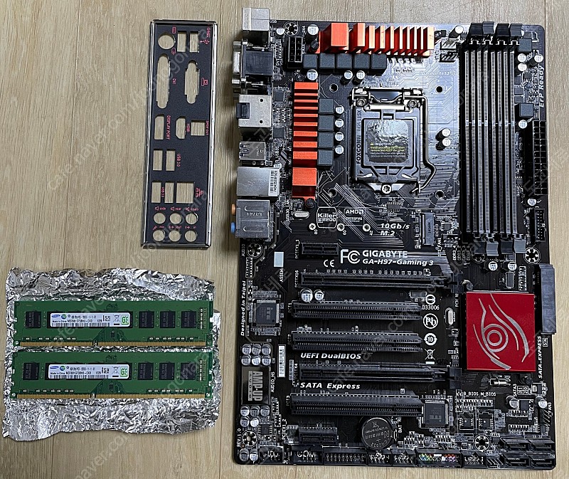 기가바이트 H97 Gaming3 메인보드 + DDR3 16기가 램