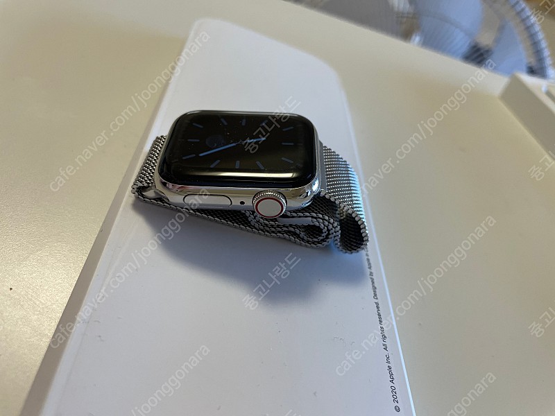 애플워치6 스테인리스 실버(40mm) + 밀레니즈루프 정품