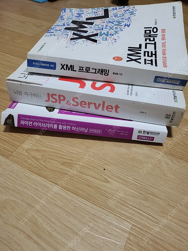 XML프로그래밍/뇌를자극하는jsp&servlet/파이썬라이브러리를 활용한 머신러닝 급처