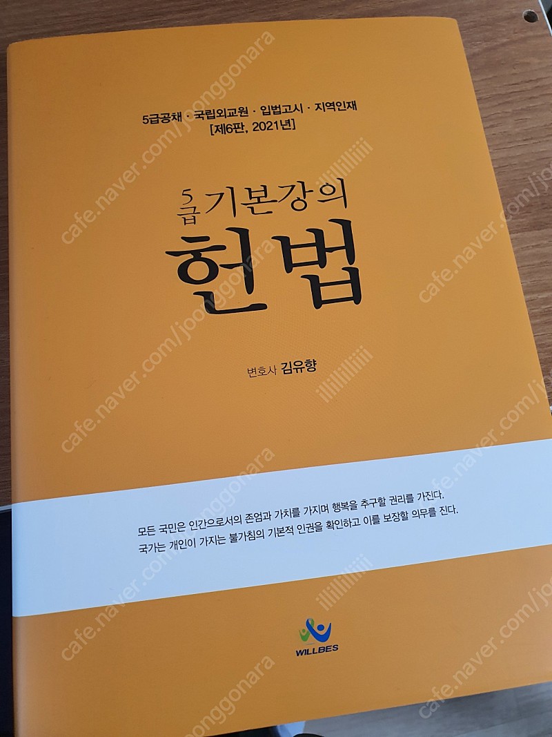 김유향 헌법 5급 책