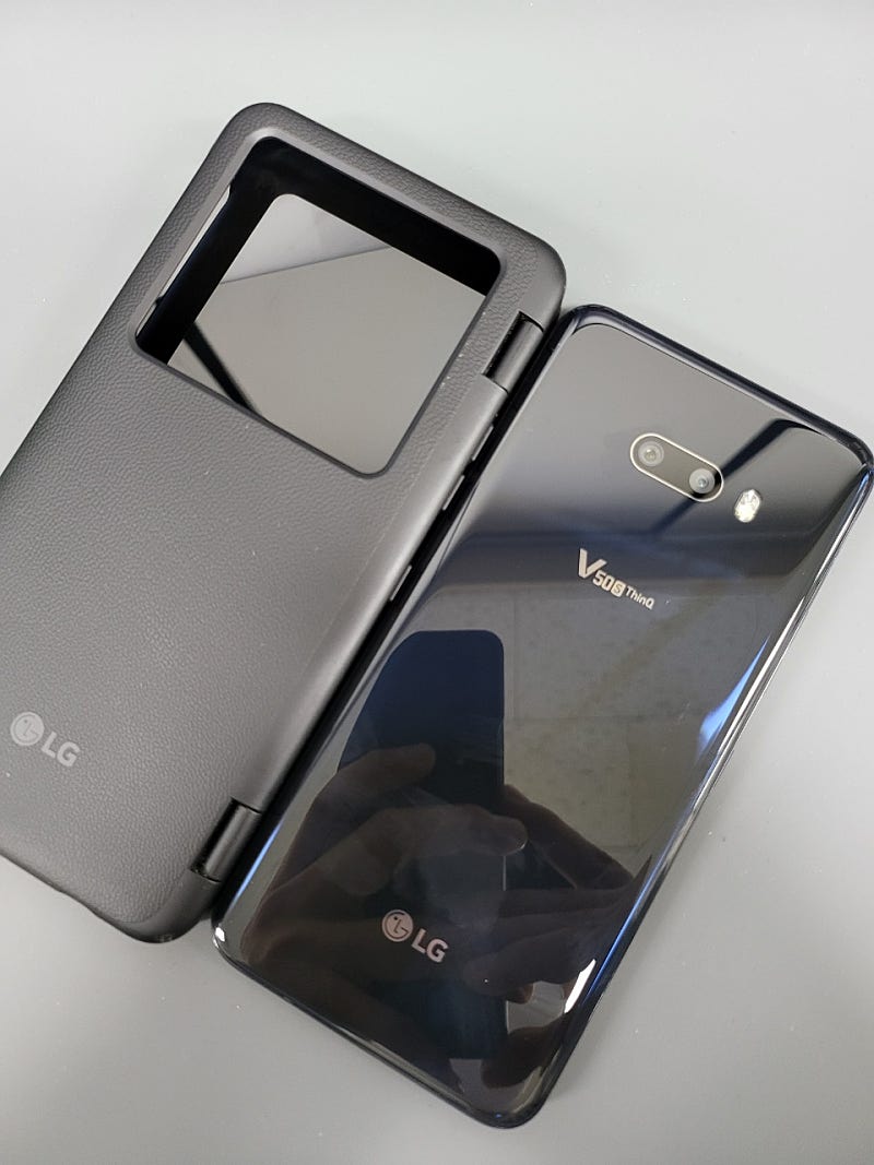﻿LG V50S 256기가 블랙 20년5월개통 듀얼스크린2포함 22만원 판매