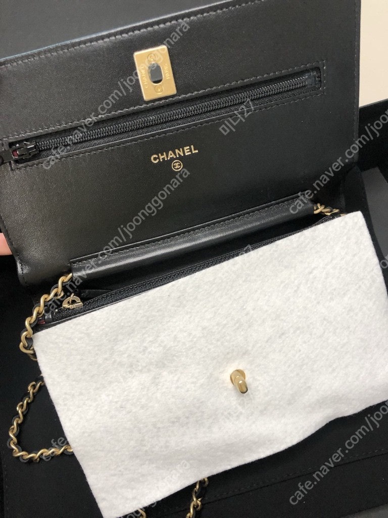 샤넬 시즌백 진주탑핸들woc 블랙--5