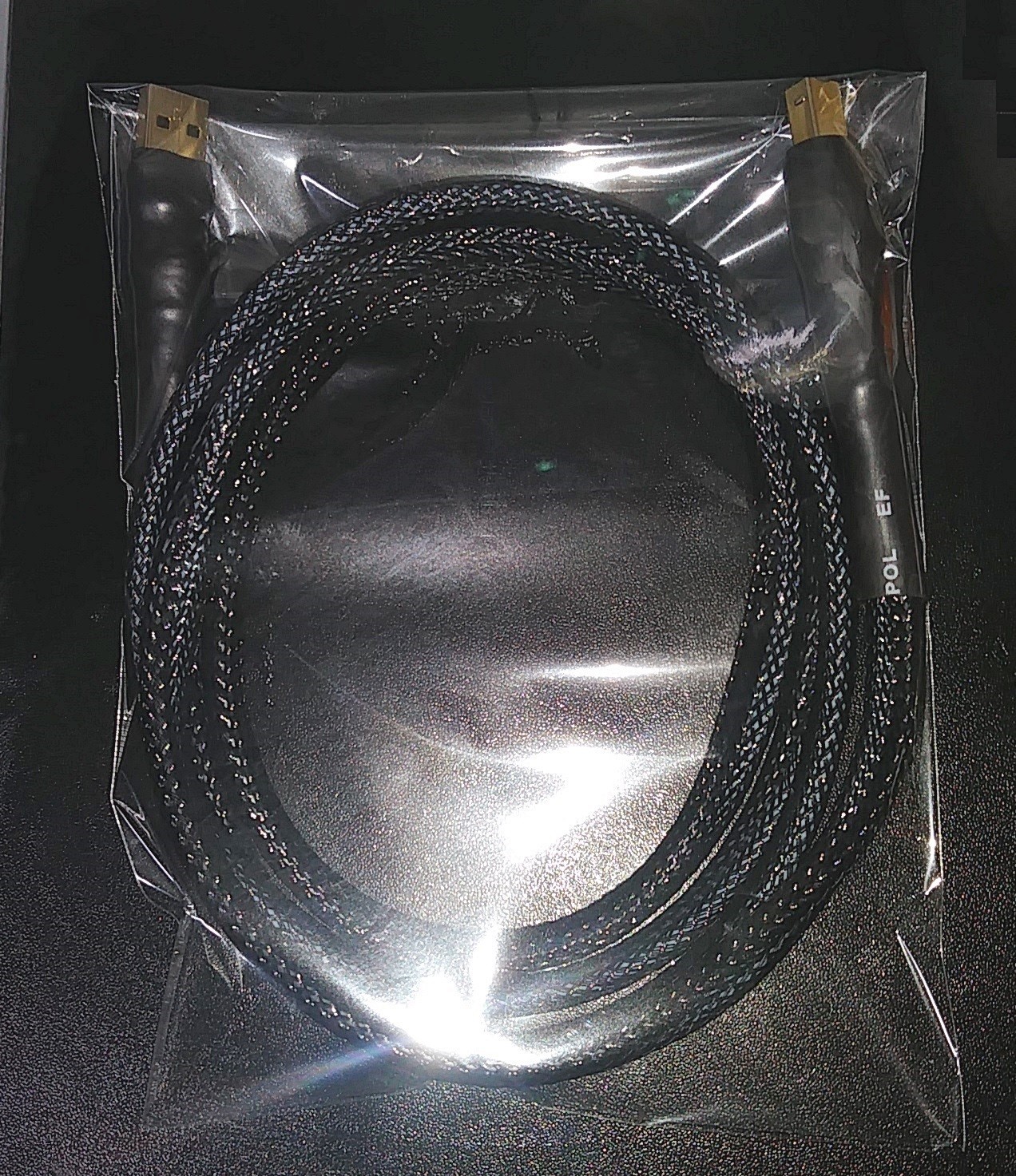 (새제품) 좀머 SOMMER 커스텀 OFC 무산소동선 USB 2.0 케이블 AM-BM 블랙골드 전원분리형 일체형 고음질 오디오 인터페이스 하이파이 DAC