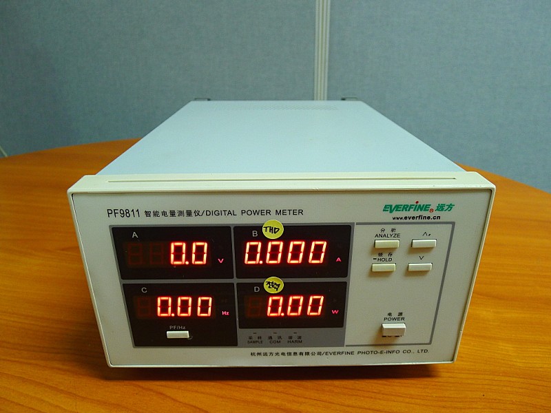 파워미터 전력분석기 EVERFINE 디지털 전력계 고조파 분석기 PF9811 하모닉스측정