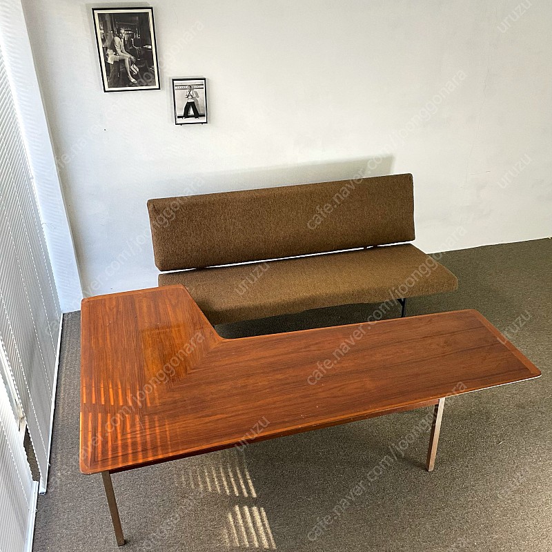 미드센추리모던 빈티지 더치 소파, 부메랑 테이블 midcentury modern dutch sofa, boomerang table