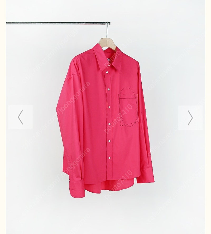 타이핑미스테이크 스티치셔츠 (핑크,L)새제품10만