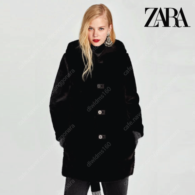 ZARA 자라 퍼코트 양면코트 퍼자켓 무스탕코트 리버시블코트