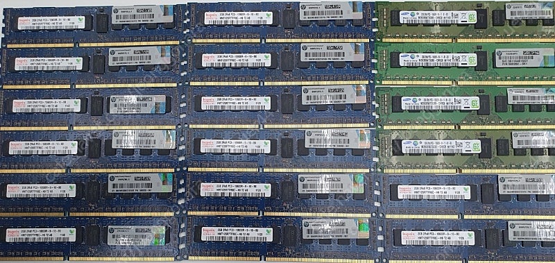 서버용 DDR3 2GB ECC 10600R 양면램 메모리