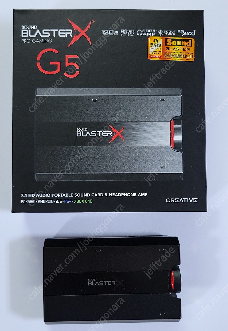사운드블라스터 외장사운드카드 G5 판매