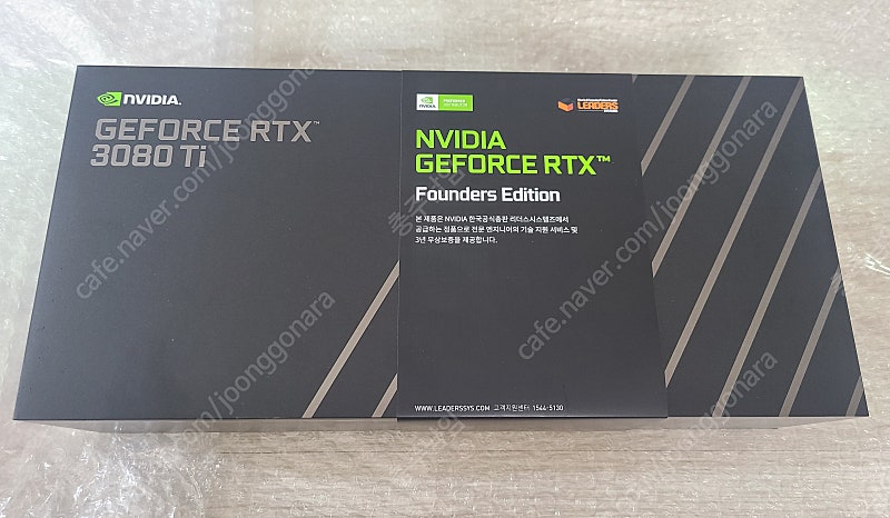 NVIDIA GeForce RTX 3080Ti Founders Edition 리더스