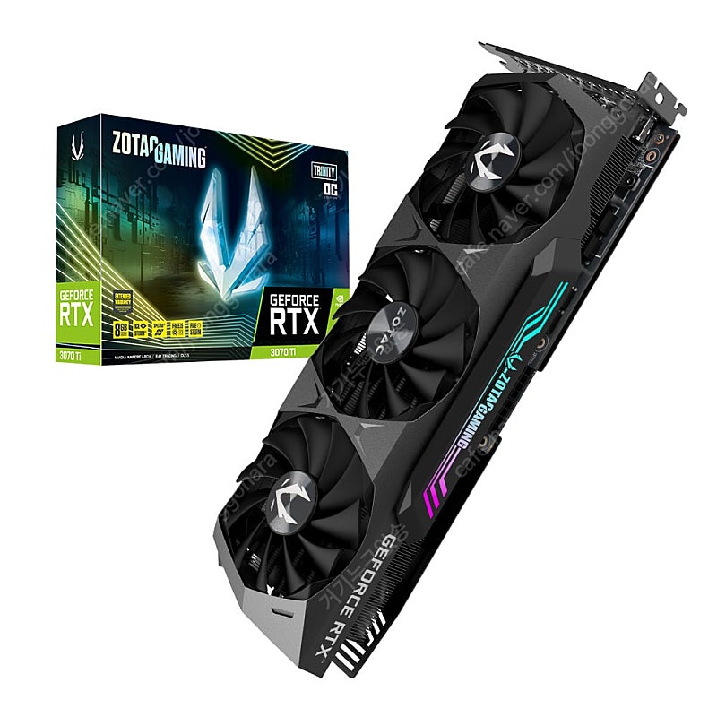 ZOTAC GAMING 지포스 RTX 3070 TI Trinity OC D6X 8GB(미개봉)