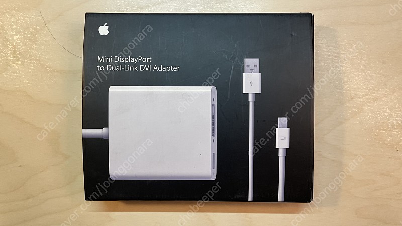 애플 mini DP to Dual-Link DVI Adapter (a1306 / MB571FE/A) 팝니다.