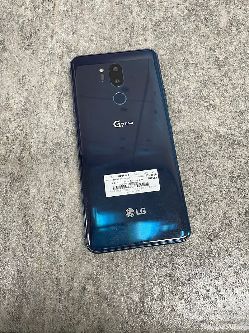 (무잔상)LG G7 64기가 블루 상태좋은폰 8만원 판매해요