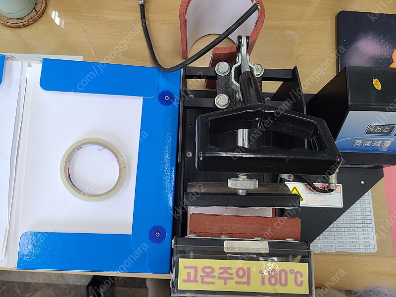컵전사프린터-무한공급기 (수리해야함)+머그프레스, 컵 ...--4