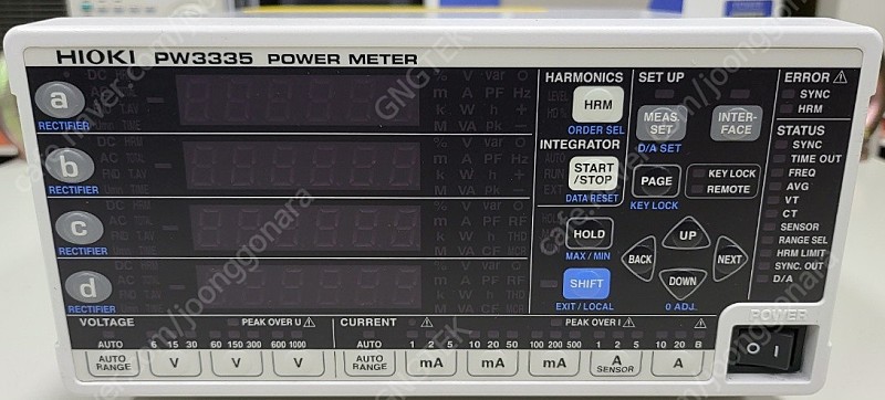 중고계측기 HIOKI PW3335 파워미터 판매