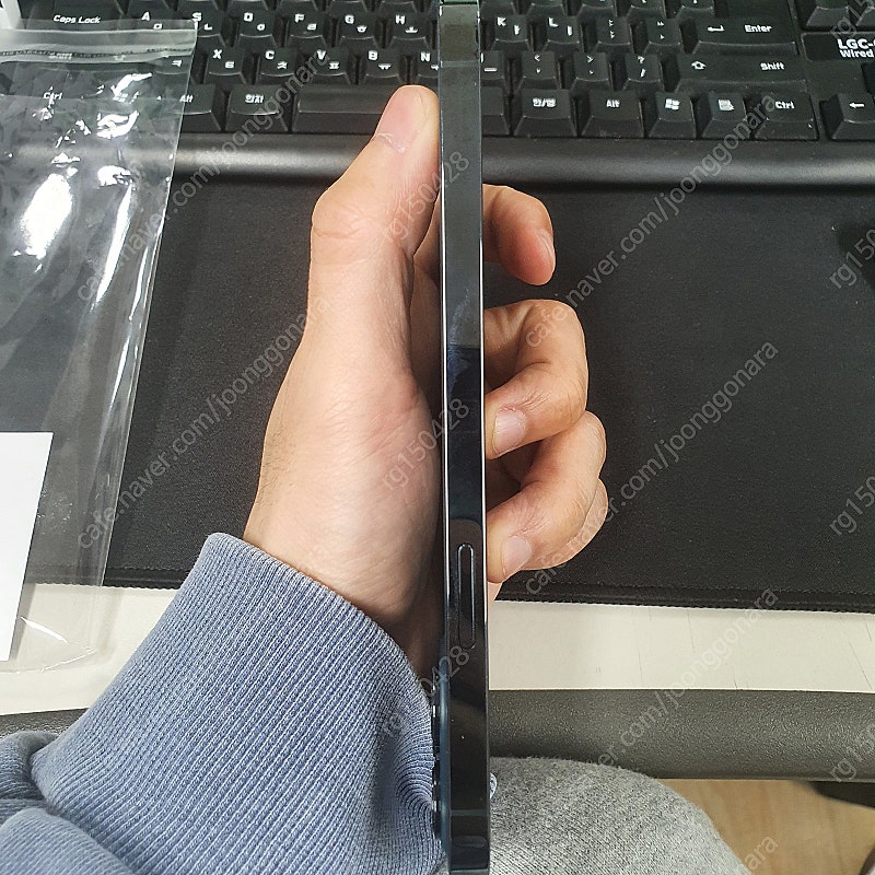 [H0081] LG V50S THINQ 블랙 256기가