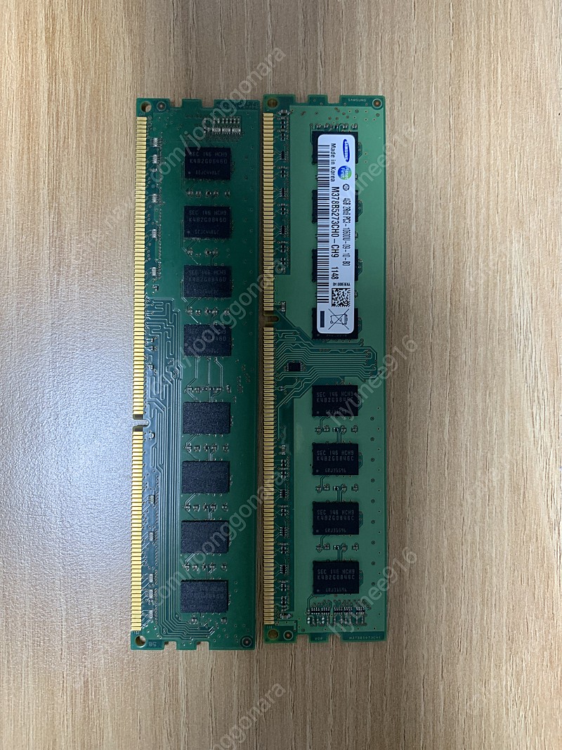 (가격내림) 삼성전자 DDR3-1333U (4GB) 2개