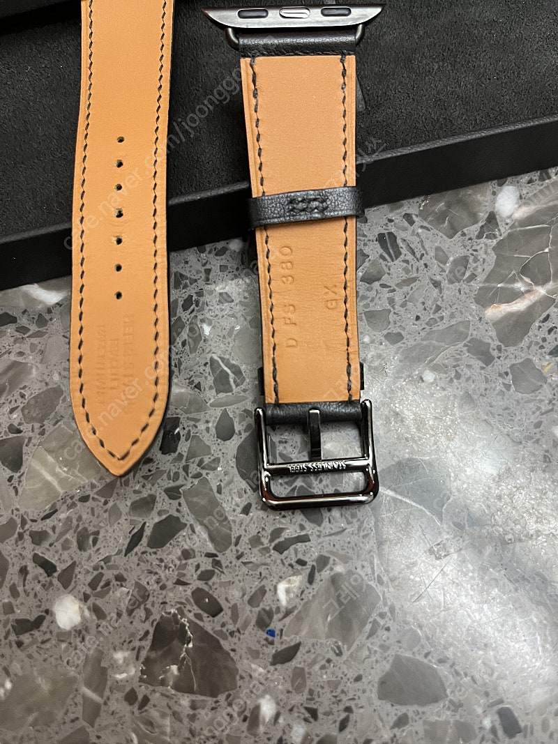 에르메스 애플워치 40mm 느와르 스트랩--5