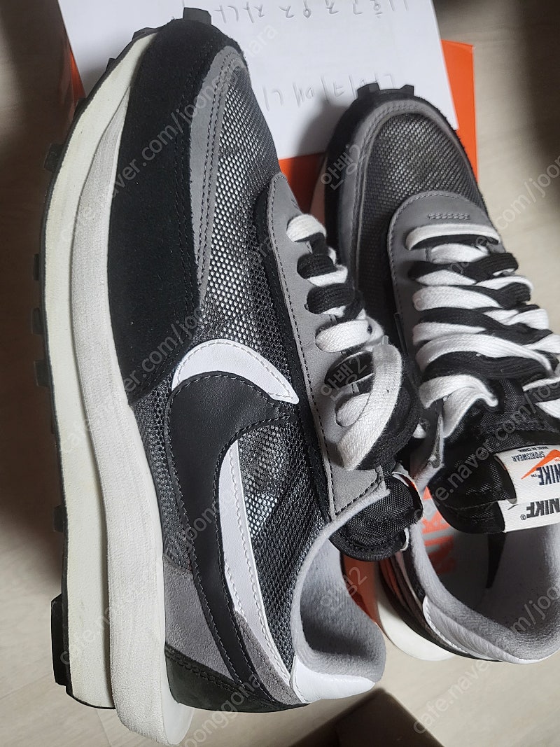 [265] 나이키 사카이 LD 와플 검흰 블랙--4