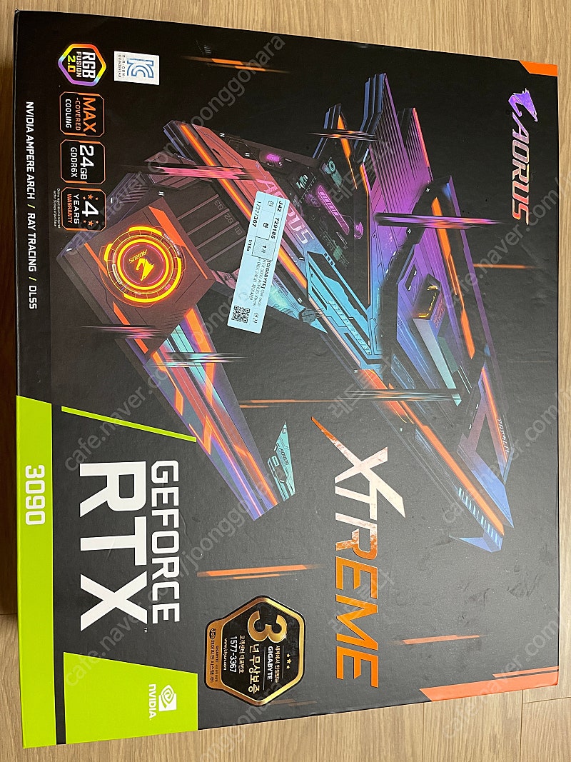 3090 aorus xtreme (3090 어익) 팝니다