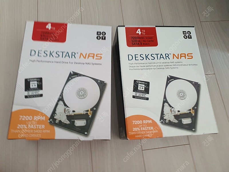 DESKSTAR NAS 4TB 미개봉 싸게 팜(2개)