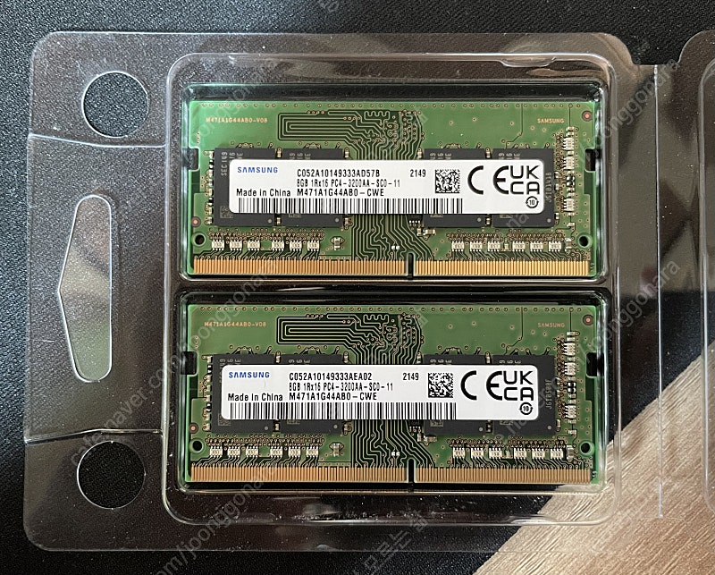 노트북 삼성 램 DDR4 3200 16gb (8gb * 2)