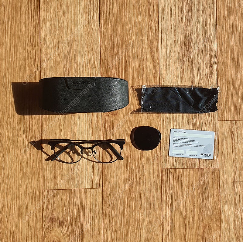 스카노 SE111 스칸디나비안 라운드 티타늄 하금테 안경