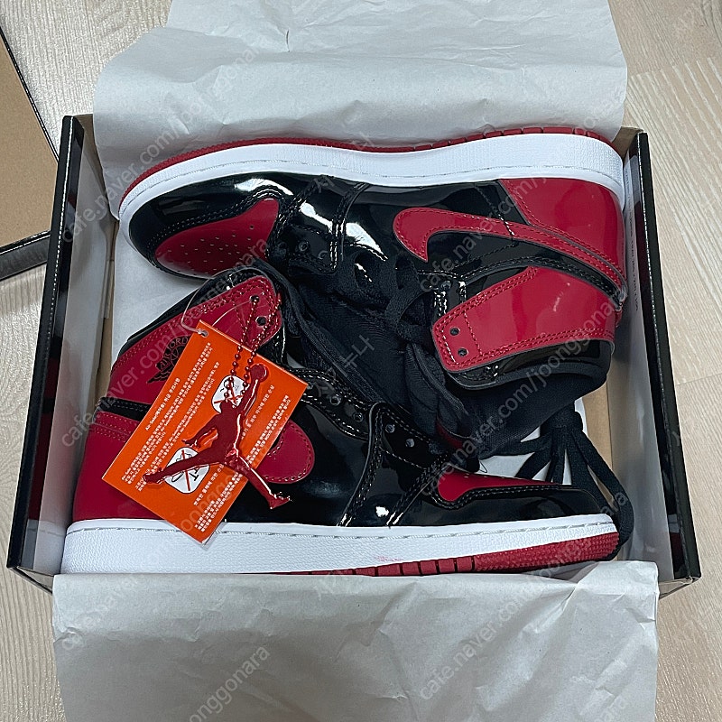 (용인,분당) Jordan 1 Retro High OG Patent Bred GS 235size