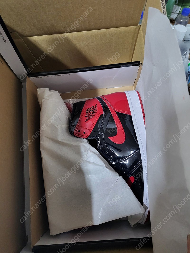 Jordan 1 Retro High OG Patent Bred 조던 1 레트로 하이 OG 페이턴트 브레드 250 공홈 당첨제품