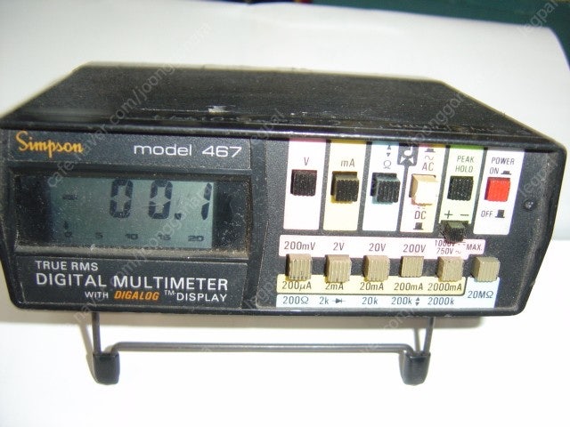 TRUE RMS DIGITAL MULTIMETER ( 467, 소형 )