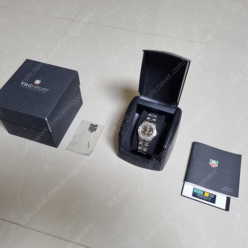 [64만] 태그호이어 남녀 공용(35mm) 쿼츠 다이버 시계 보증서 및 풀박스