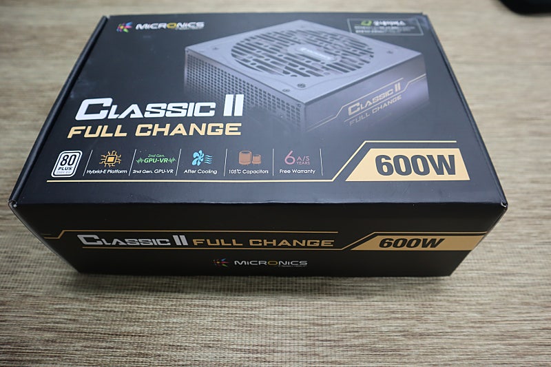 마이크로닉스 Classic II 풀체인지 600W 80PLUS EU