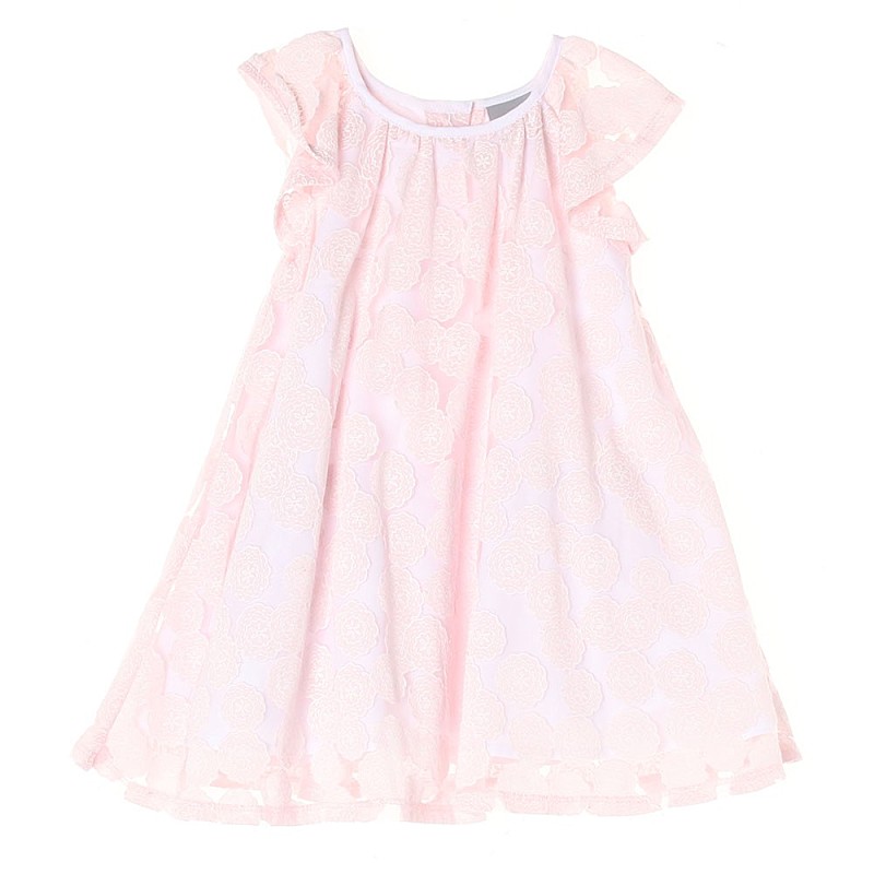 [코너마켓][18M][타하리]TAHARI 여아 핑크 꽃무늬 레이스 원피스