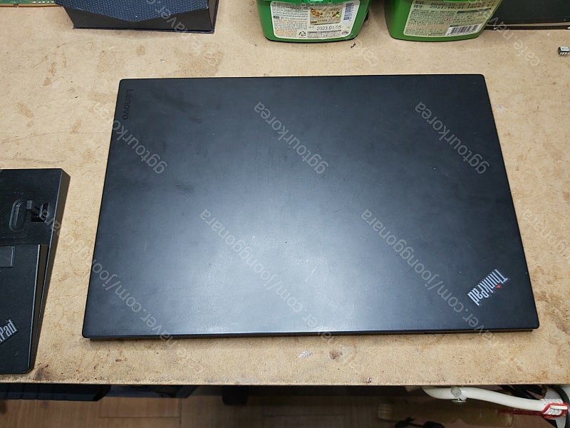 레노버 t460 터치 노트북+도킹 +배터리1개/키보드 신품교체+어댑터 1개